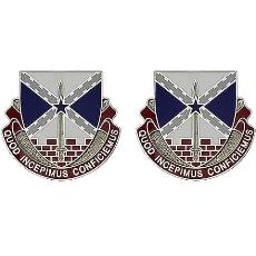 176th Engineer Brigade Unit Crest (Quod Incepimus Conficiemus)